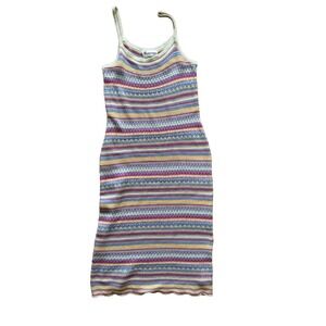 No Boundaries crocheted long maxi dress size L